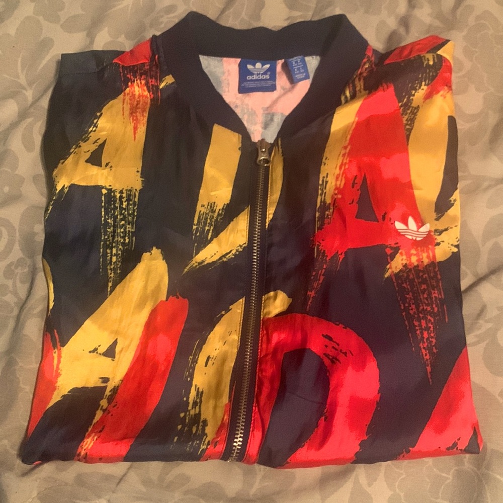 Vintage Adidas Short Sleeve Windbreaker